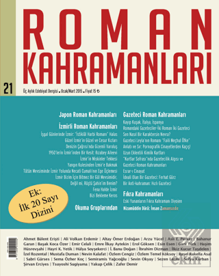 Roman Kahramanları Sayı: 21 Ocak-Mart 2015