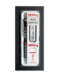 Rotring Tikky+Min+Sil 3Lü Okul Seti 0.5 Bordo