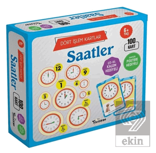 Saatler / Dört İşlem Kartlar 6+ Yaş