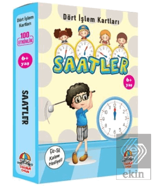 Saatler - Dört İşlem Kartları 6+ Yaş