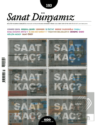 Sanat Dünyamız 193 / Mart - Nisan 2023