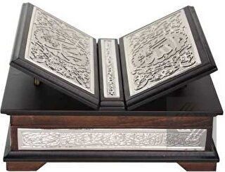 Sandıklı Kanatlı Kaplama Gümüş Kur'an-ı Kerim (Haf