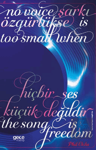 Şarkı Özgürlükse Hiçbir Ses Küçük Değildir Defter