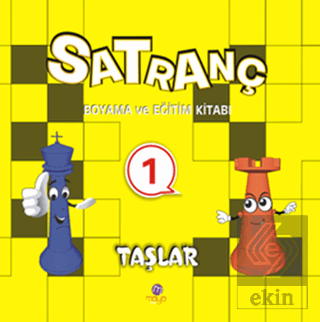 Satranç Boyama Kitabı 1 - Taşlar