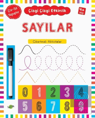 Sayılar 4 Yaş ve Üstü - Çizgi Çizgi Etkinlik