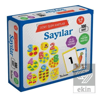 Sayılar / Dört İşlem Kartlar 4-6 Yaş