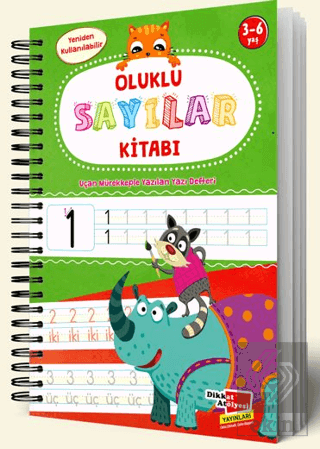 Sayıları Yazmayı Kolayca Öğreten Kitap Sihirli Uçan Kalemli Oluklu (Ka