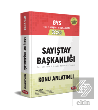 Sayıştay Başkanlığı GYS Konu Anlatımlı