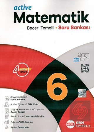 SBM Yayıncılık 6. Sınıf Matematik Active Soru Bank