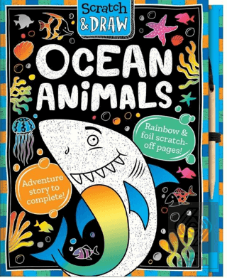 Scratch And Draw - Ocean Animals
