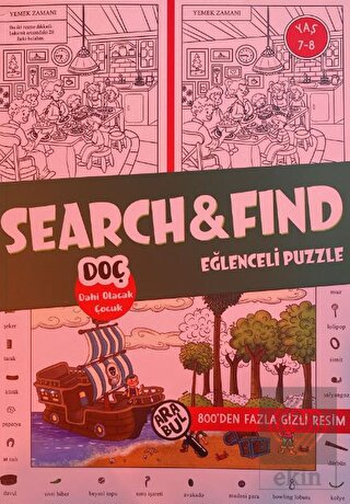 Search & Find Eğlenceli Puzzle 7 - 8 Yaş