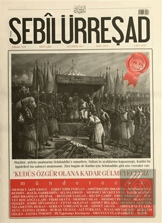 Sebilürreşad Dergisi Sayı: 1019 Ağustos 2017