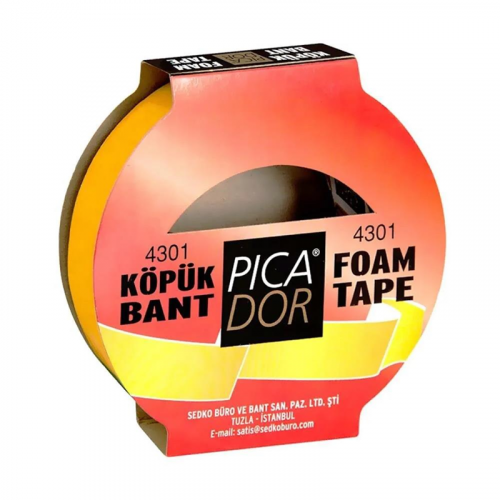 Sedko 4301 PE KÖPÜK HOTMELT Askılı   5 m x 19 mm