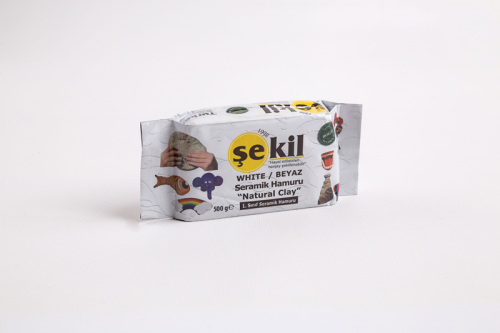 Şekil Seramik Hamuru Beyaz 500 Gr.