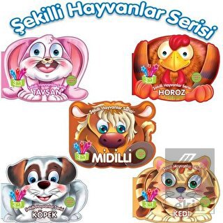 Şekilli Evcil ve Çiftlik Hayvanları Serisi Seti -