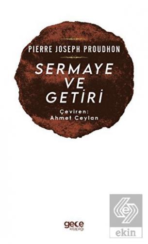 Sermaye ve Getiri