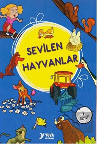 Sevilen Hayvanlar Serisi Düz Yazılı 1. Sınıf (10 K