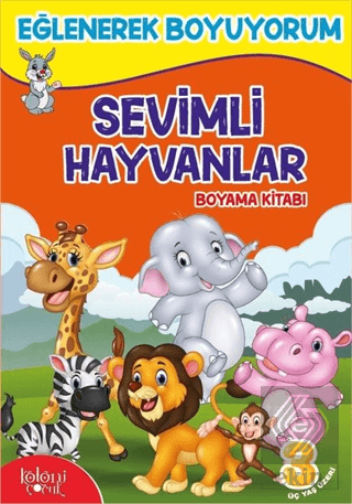 Sevimli Hayvanlar Boyama Kitabı