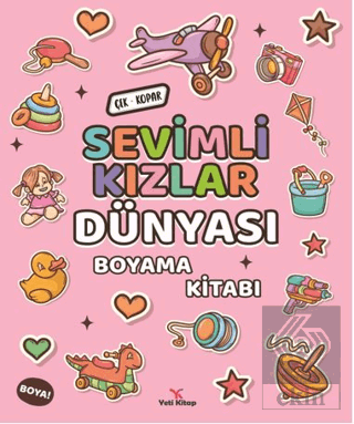 Sevimli Kızlar Dünyası Boyama Kitabı