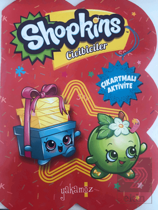 Shopkins Cicibiciler Çıkartmalı Aktivite - Kırmızı