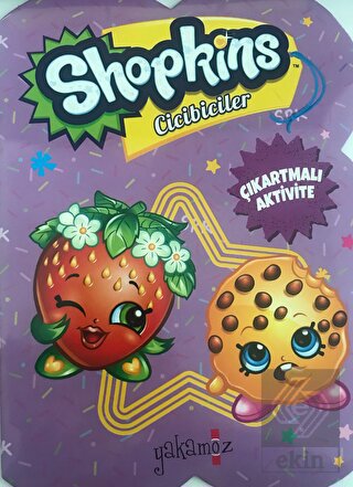 Shopkins Cicibiciler Çıkartmalı Aktivite - Mor Kit