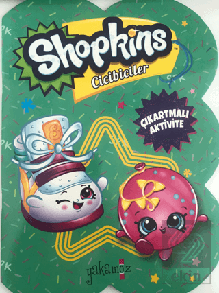 Shopkins Cicibiciler Çıkartmalı Aktivite - Yeşil K