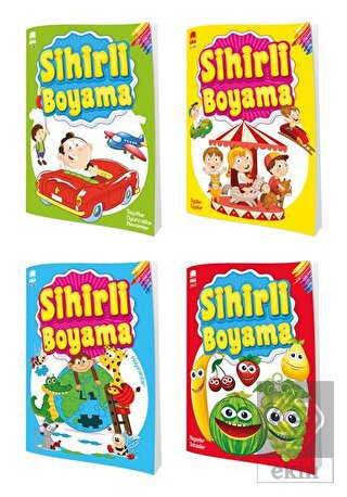 Sihirli Boyama (4 Kitap Takım)