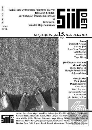 Şiirden İki Aylık Şiir Dergisi Sayı: 15