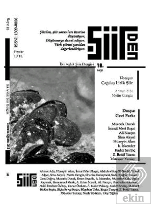 Şiirden İki Aylık Şiir Dergisi Sayı: 18