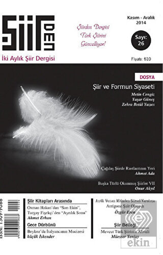 Şiirden İki Aylık Şiir Dergisi Sayı: 26
