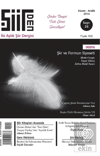 Şiirden İki Aylık Şiir Dergisi Sayı: 26