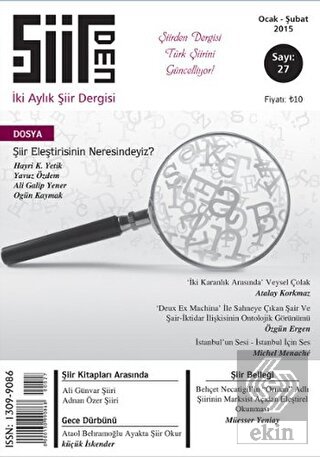 Şiirden İki Aylık Şiir Dergisi Sayı: 27