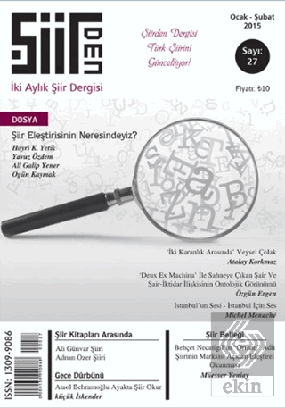 Şiirden İki Aylık Şiir Dergisi Sayı: 27