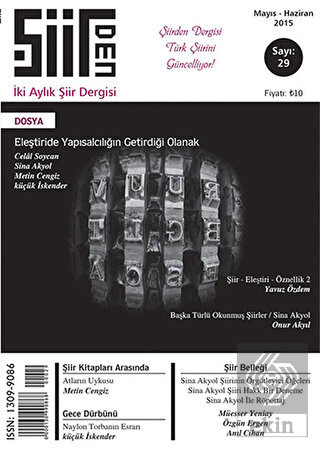 Şiirden İki Aylık Şiir Dergisi Sayı: 29