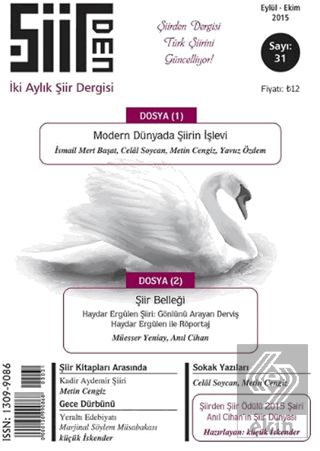 Şiirden İki Aylık Şiir Dergisi Sayı: 31 Eylül - Ek