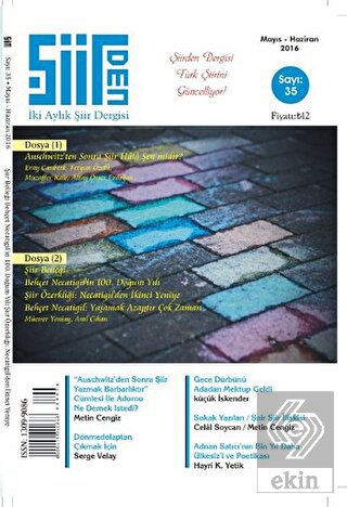 Şiirden İki Aylık Şiir Dergisi Sayı: 35 Mayıs-Hazi