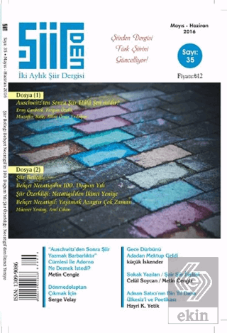 Şiirden İki Aylık Şiir Dergisi Sayı: 35 Mayıs-Hazi