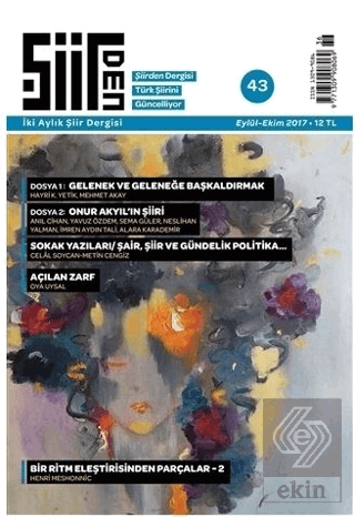 Şiirden İki Aylık Şiir Dergisi Sayı: 43 Eylül-Ekim