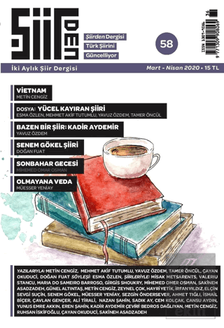Şiirden İki Aylık Şiir Dergisi Sayı: 58 Mart-Nisan 2020