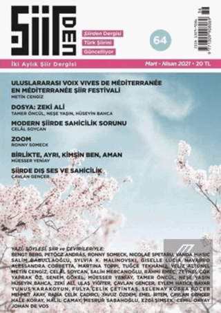 Şiirden İki Aylık Şiir Dergisi Sayı: 64 Mart-Nisan 2021