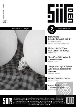 Şiirden İki Aylık Şiir Dergisi Sayı: 7