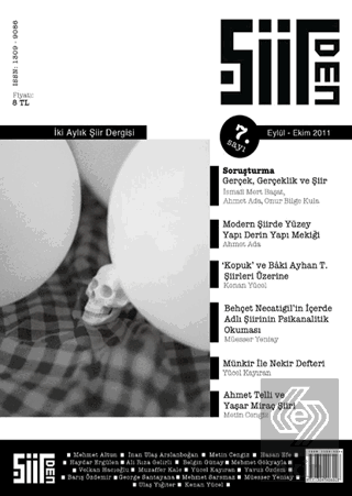 Şiirden İki Aylık Şiir Dergisi Sayı: 7