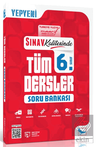 Sınav Kalitesinde 6. Sınıf Tüm Dersler Soru Bankası