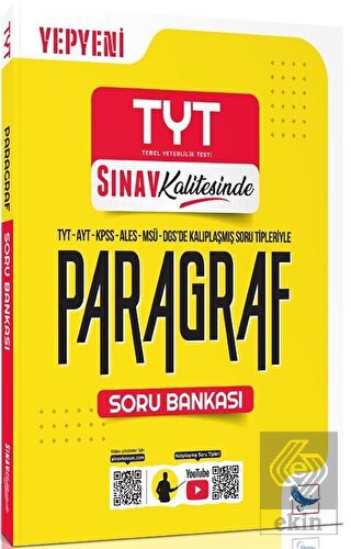 Sınav Kalitesinde TYT AYT KPSS ALES MSÜ DGS Paragr
