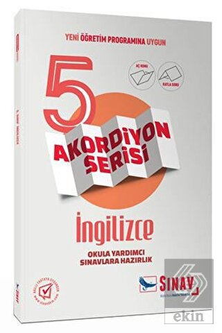 Sınav Yayınları 5. Sınıf İngilizce Akordiyon Seris