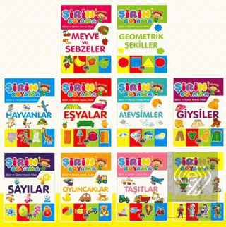 Şirin Boyama (10 Kitap Takım)