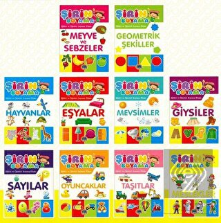 Şirin Boyama (10 Kitap Takım)