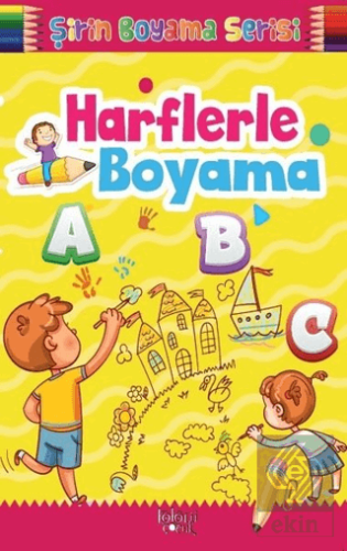 Şirin Boyama Serisi - Harflerle Boyama