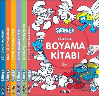 Şirinler Boyama Kitapları Seti (6 Kitap Takım)