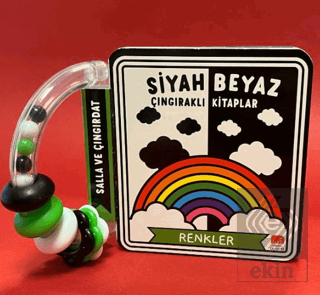 Siyah Beyaz Çıngıraklı Kitaplar Renkler